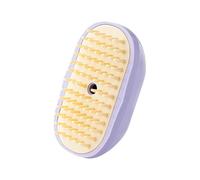 Pet Grooming Comb - Type C Charging Steamer Brush, Steamy Massage Tool, Smooth Gentle Bristles, Lightweight Comfortable Grip, Excellent Hair Cleaning Accessory, Indoor Home Use 4.92x2.95x1.97 Inches