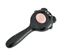 Pet Grooming Combo: Cat Hair Remover Brush & Dog Self Cleaning Massage Brush One Click De Shedding Tool For Cats & Dogs Mbg812 (Black, One Size)