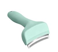Pet Grooming De-Shedding - Remover Brushes, Canine Undercoat Detanglers, Loose Strands Extraction Tool, Massage Pins Skin Circulation, Animal Care Supplies, Blue Ergonomic Metal Teeth For Pups