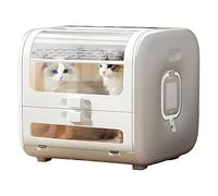 Pet Grooming Dryer Box, 100L Capacity, 16-40℃ Temperature Control, 360° Air Circulation, 6 Speed Settings, 1-120min Timer for Cats and Dogs under 20KG
