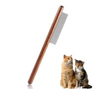 Pet Grooming Flea Comb，Flea Comb for dogs & cats,Wooden Handle Flea Comb, No plastic material,Treatment against vermin,Comb for Removing Floating Hair And Tear Stains