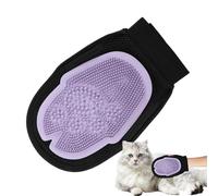 Pet Grooming Gloves - 9.84 Inch Glove | Mesh Fabric Brush - Ergonomic Pet Grooming Gloves with Thickened Material for Easy Skis Removal