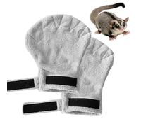 Pet Grooming Gloves | Bite Proof Training Bonding Mitt - 2 Pieces Sugar Glider Calming Sleeping Glove,for Hedgehogs Hamsters -Squirrels Bunny Puppy Bird Kitten Chicks Grooming Sleeping