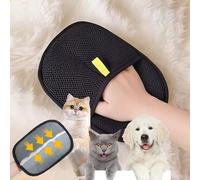 Pet Grooming Gloves Brush 1Pack, Double-Sided Static Pet Hair Removal Gloves for Dog Cat, Anti-Static Pet Hair Removal Gloves, Hands on Reusable, Gentle Grooming Gloves for Washing,Brushing&Deshedding