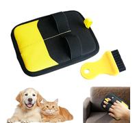 Pet Grooming Gloves, Comfortable Pet Detangling Aid, Electrostatic Detangling Gloves For Dog | For Couch Carpet Lau Feature An Ergonomic Design Thndry Clothing Tablecloth Sofa Seat Cushion Car Bed