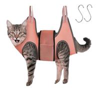 Pet Grooming Hammock kit - Pet Holder for Grooming | Pet Hammock Restraint Bag for Cleaning | Pet Hanging Cradle for Nail Trimming Clipping and Cats Bathing, Nail Clipping, and Nail Trimming