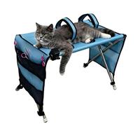 Pet Grooming Hammock Stand,Foldable Dog Bath Stand Nail & Clipping Station