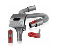 Pet Grooming Kit for Dyson Vacuum Compatibility, Mess Free Grooming Vacuum Attachment with Soft Bristles for Undercoat Fur Removal, Includes