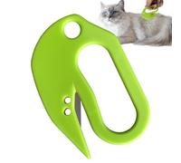 Pet Grooming Knot Comb - Portable 3.2 x 2.12 Inch | Detangling Comb for Dogs with Comfortable Grip, Remove Tangles, Remove Loose Hair, Hair Removal Tool | Cape