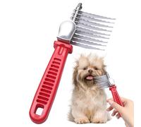 Pet Grooming Rake - Dog Demating Com Com | Smooth Ergonomic Cat Demating Tool for Indoor Outdoor Undershadows Signing Hunk Hunk Office for Pictures and Friends