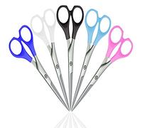 Pet Grooming Scissors, Scissors for Pets, Pet Grooming Tools, Scissor Guard, Cat and Dog Hair Cutting Scissors, Stainless Steel, Professional Shears, Pet Hair Removal (White)