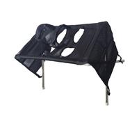 Pet Grooming Stand with Mesh Surface, Black, Upgraded Version