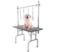 Pet Grooming Table ArmDog Groo Stainl Steel Pet Grooming Table Beauty Desk Height Clamp Holder for Dog Catfor 1.2m Table Make Grooming Introducing Arm for Who to Sessions (1.2 meters table stand)