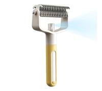 Pet Grooming Tool | Double-Sided and Antistatic with Spray Function | Fur Changing Brush and Cat Comb | for Puppies, Kittens, and Short Hair, Bathing, Cleaning, Detangling