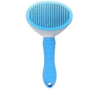 Pet Grooming Tool, One-touch Pet Hair Removal Comb, Easy Grooming For Dogs And Cats(Blue)
