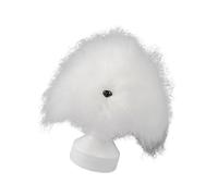 Pet Grooming Training Head Model with Realistic Synthetic Hair Great for Trimming and Coloring Scissors Model Trimming Coloring Head Realistic Practice Professional Grooming Scissors Fiber Pet Hair