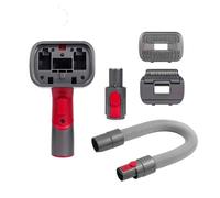 Pet Grooming Vacuum Kit Compatible with Dyson V6 V7 V8 V10 V11 V15 | plastic, adapter connection, pet grooming vacuum accessory(SET B)