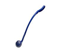 Pet Guru Dog Ball Launcher for Long Distance Fetch, Durable Plastic, Easy Grip Handle, Includes Fetch Ball, for Small, Medium and Large Dogs (1, Blue)