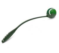 Pet Guru Dog Ball Launcher with Ball Included, 47 cm Ergonomic Handle, Interactive Fetch Toy for Indoor and Outdoor Play (Green)