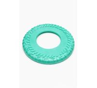 Pet Guru Dog Fetch Ring Flying Disc Frisbee Toy, Durable and Safe for Teeth, 25 CM Diameter, Strong Textured Grip 3 Colours (Sea Green, Large 25CM)