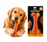 Pet Guru Durable Dog Chew Bone Toy, Beef and Chicken Flavour, Long Lasting, Helps Clean Teeth and Gums Dogs (Bone, Chicken)