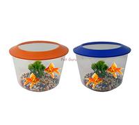 Pet Guru GOLDFISH STARTER SET AQUARIUM GOLD FISH TANK BOWL GRAVEL PLANT KIT