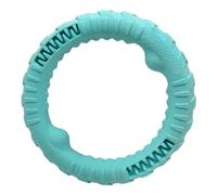 Pet Guru® Pet Dog Training Ring Anti-Bite Floating Toy Puppy Summer Pet Training Outdoor Durable Chew interactive Training Activity Toy (SEA BLUE, SMALL 15 CM)