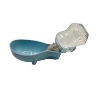 Pet Guru® Pet Travel Store & Dispense Water Bottle 250ML Portable Dispenser Travel Water Bottle Bowl for Dog Puppies Cat Small Animals (Blue, 250ML APPROX)
