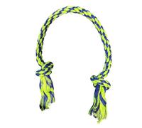 Pet Guru XL Dog Rope Toy, Braided Knotted Design with Tassels,138 cm Length, Durable Interactive Tug of War Toy for Dogs (GREEN/BLUE, X Large 138CM)