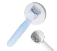 Pet Hair Brush - Durable Rubber And Metal Construction, Multi-Purpose Grooming Comb For Shedding Control | Bathing, Flea, And Massage Tool For Cats, Dogs, nd Kittens
