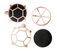 Pet Hair Catcher for Laundry - 2 Pack Turtle Washing Machine Lint Roller, Cartoon Magic Remover Tool, Anti Tangling Knot Removal for Clothes Bedding, Effectively Removes Hair Down