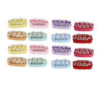 Pet Hair Clip Set 16pcs Polyester Mixed Colors - Cute Non - Slip Barrettes for Small Dogs & Cats, Stylish Grooming Accessories for Everyday & Party Looks