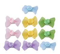Pet Hair Clips Set Bowknot Clip Hairpins Dog Cat Accessories 10Pcs Cute Daily Use
