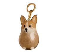 Pet Hair Collector Keychain, Keychain for Collecting Cat and Dog Hair, Fur Life Pendant for Dogs, DIY Pet Furs Collection Kechain (Corgi)