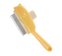Pet Hair Comb, Cat Dandruff Grooming Brush - Comb Bear Shape Cleaning Efficient Undermigration Removal: Stainless Steel Teeth Deliver Precision Modatic Economy to Eliminate Loose Hair and Ensures