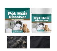 Pet Hair Dissolver - Safe Washer Cleaning Agent | 100g Formula with Deep Cleaning Power, Compact Packaging, Lightweight Build, Long Shelf Life, Laundry Supply, Odor Stain Remover