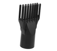 PET Hair Dryer Comb Nozzle Replacement ABS Black for Pets | Frizz Reduction, Portable Grooming Tool, Home Use, Smooth Polished Surface, for Human Hair and PET Fur