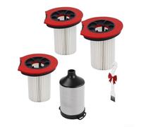 Pet Hair Dust Filter Kit for Bosch Unlimited 10 9 Vacuums | for durable stainless mesh, washable design, reusable pre-filter, protects motor, fits Unlimited series