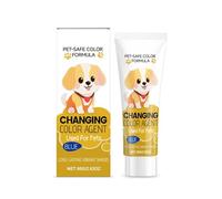 Pet Hair Dye, Dog Hair Blue Color Agent, Pet Furs Coloring for Cat Puppy to Medium Funny Lov Large Gifts Small Dogs,