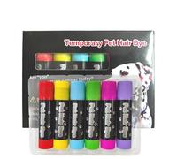 Pet Hair Dye | Pet Hair Dye for Dogs | Paint Markers Washable Crayon for Temporary Grooming Creative Styling Cattle Cats Horses Animals Livestock