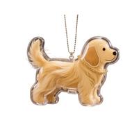 Pet Hair Keepsake Keychain - Transparent Memorial Box for Dog & Cat Fur, DIY Memory Keyring Charm for Ashes or Whiskers, Small Keepsake Holder (Style A)