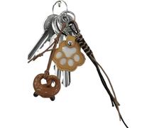 Pet Hair Keychain - Cat Paw Shaped Keychain Keepsake - Lightweight Collect Key Ring for Families Life Home Pups Memories