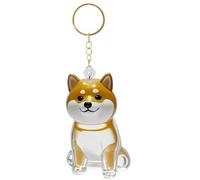 Pet Hair Keychain Memorial Dog Hair Collector with Transparent Hair Storage Bottle Pet Fur Preservation Keychain for Cats & Dogs Portable Remembrance (E)