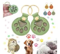 Pet Hair Memorial Keychain Leather Keepsake For Cats Dogs Mini Urn Proof Y4X1 For Pet Stor Pendant Lovers Dust Gift