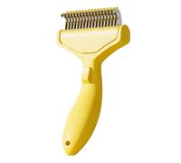Pet Hair Removal Comb,Curved with Stainless Steel Teeth - Combs For Indoor Cats | Loose, Thick Coat, Bathroom, Travel, Living Room And Asylum