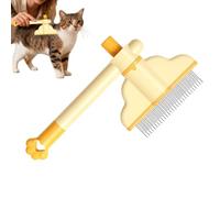 Pet Hair Removal Comb - Fine Teeth Care Tool Soft Comfortable Design Brush With Non-Slip Handle Care For Dogs, Puppies, Kittens, Use In The Bath, Shower