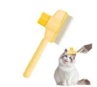 Pet Hair Removal Comb -Flea Comb - Cat Deshedder Stainless Steel Teeth | Loss Brush, Light Cleaning Brush, Pet Hair Removal Brush