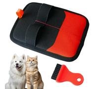 Pet Hair Removal Glove Deep Cleaning Pet Shedding Tool | Electrostatic Detangling Gloves for Dog for Couch Furniture Laundry Clothing Tablecloth Sofa Seat Cushion Car Bed Floor