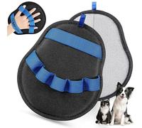 Pet Hair Removal Glove, Magic Brush Electrostatic Mitt, Washable & Reusable Grooming Gloves for Dogs & Cats, 5-Finger Widening Hair Remover For Washing,Deshedding,Couch,Carpet,Clothing (Blue, 1pc)