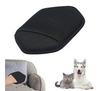 Pet Hair Removal Glove - Reusable Pet Hair Remover | Double-Sided Ergonomic Static Dog Shedding Gloves | Efficient Cat Grooming Tool for Sofas Beds Carpets Clothing Couch (Black)